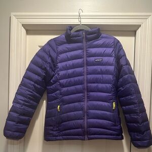 Patagonia Girls XXL Down Jacket Purple – Excellent Condition
